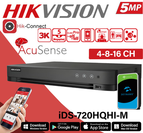 Hikvision 5mp 4ch 8ch 16ch - 5mp,