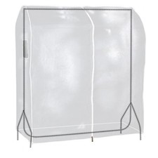 4ft Clear Clothes Rail Cover