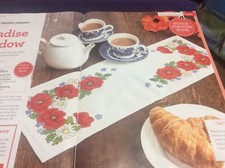 ZZ 21 Poppy Table Runner Cross Stitch Chart