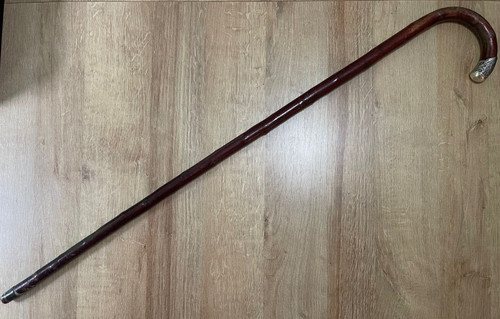 Antique crook handle ash - antique,