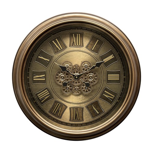 Durable gear wall clock with - clock,