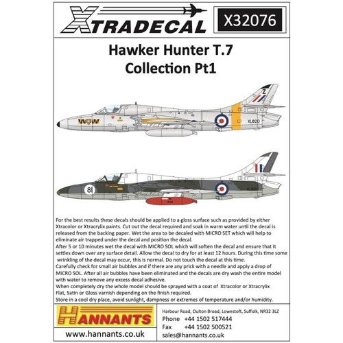 Hawker hunter t 7 - hawker, t.7