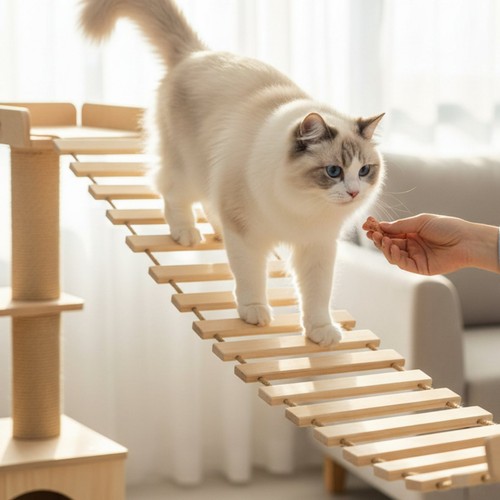 Cat rope ladder long - rope,