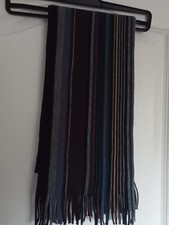 Gents Stripe Knitted Scarf