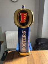 Vintage Fosters Beer Pump With Drip Tray. Light In Working Order