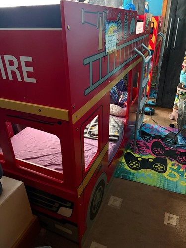 Fire engine bunk bed - engine,