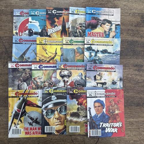 Job lot old commando comics - job,