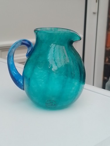 Melting pot glassworks signed - pot,