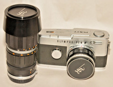 OLYMPUS PEN FT W/2 LENSES, 38mm, f1.8 & ZOOM 50-90 f3.5. WORKING METER & SHUTTER