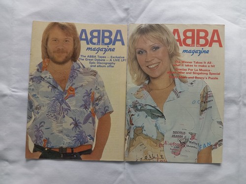 Abba official magazines issues - abba,