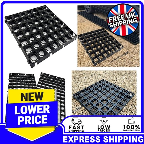Black plastic driveway gravel - driveway,