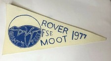 1977 Boy Scouts Rover Moot Pennant Patch Giants Seat Federation Scouts Europe 