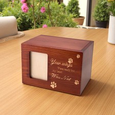 Wood Pet Dog Cat Memorial Urn