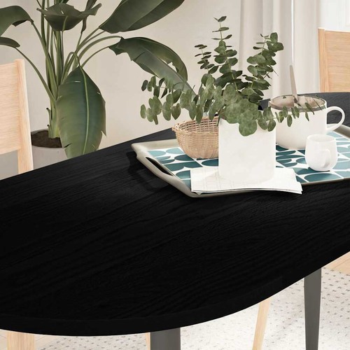 Oval solid oak coffee - oval,