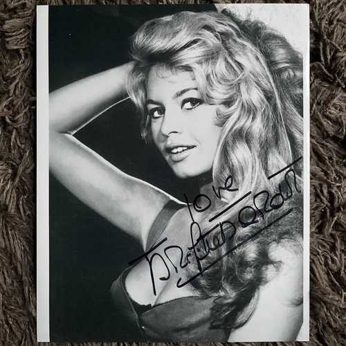 Brigitte bardot genuine - genuine, signed