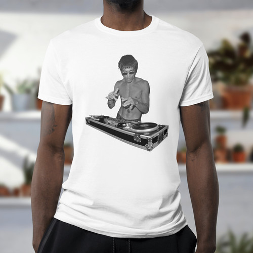 Bruce lee shirt funny - dj,