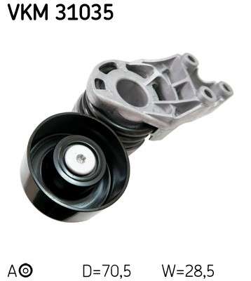 Upper skf vkm 31035 belt - upper, skf-oe