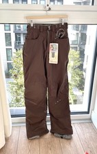 brown Snowboarding Ski Pants Women Size S