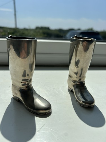 Pair vintage silver plated - pair,