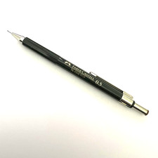 Faber Castell TK-FINE 9715 Mechanical Pencil 0.5mm Lead Dark Green case