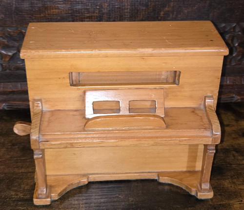 Vintage wooden novelty piano - wooden,