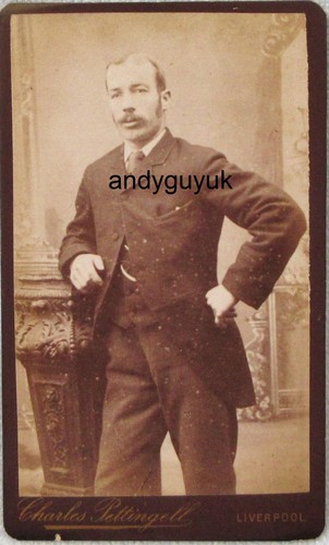 Cdv handsome man charles - cdv,
