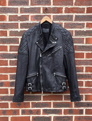 Allsaints mens den - mens, leather