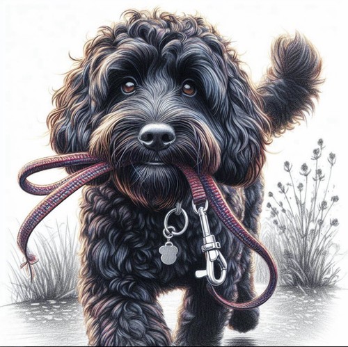 Cockerpoo greyhound lurcher - ,,