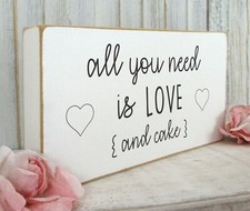 Wedding Cake Table Sign