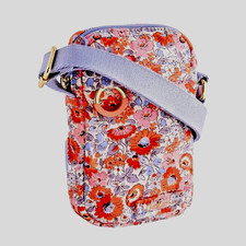 cath kidston charmed ditsy crossbody phone/cards bag  new