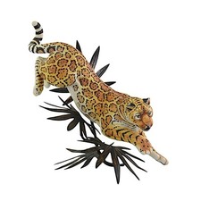 David Fryer Studios, Leopard, Ceramic On Bronze