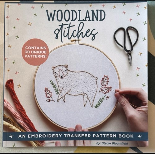 Woodland stitches embroidery - woodland,