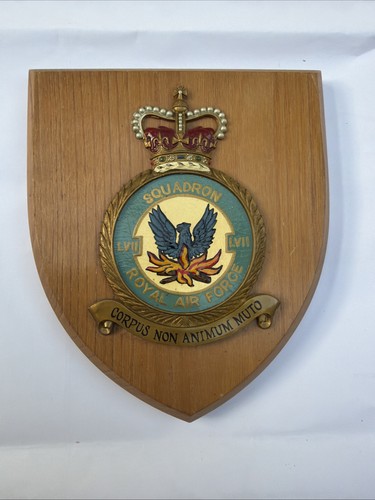 Raf squadron vintage wooden - raf,