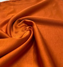 Burnt Orange Recycled Satin