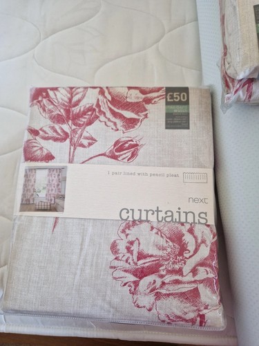 Next curtains cream with - next,