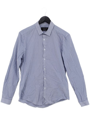 Topman men shirt blue - men's,