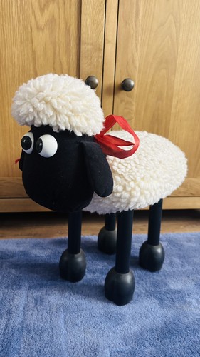 Shaun the sheep foot stool - sheep,