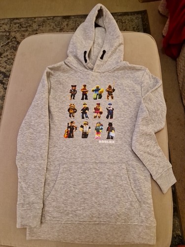 Roblox light grey hoodie 10 - grey,