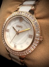 Diamonique Watch - White