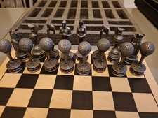 Golfer's Themed Chess Set