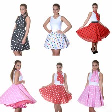 Womens Polka Dot Rock N Roll