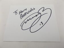 HAND SIGNED 6" x 5" AUTOGRAPH BOOK PAGE - DANNY MURPHY - FOOTBALL
