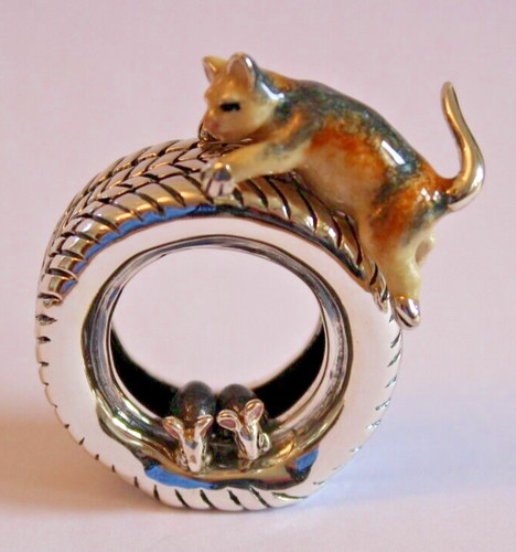 Saturno sterling silver enamel - sterling,