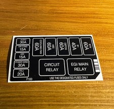 RX7 F100 Engine Bay Fuse Box