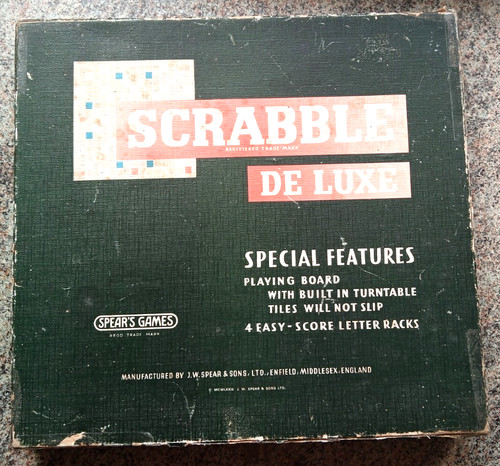 Vintage 1973 scrabble luxe - vintage,