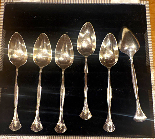 Grapefruit spoons set 6 - grapefruit,
