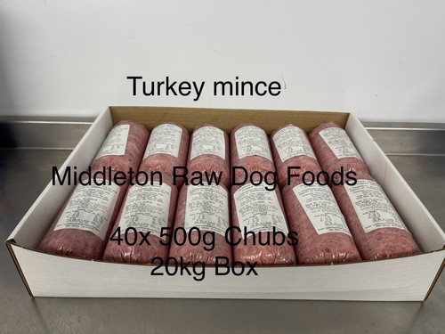 Frozen dog food turkey mince - ,
