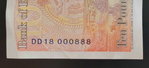 Polymer ten pound note - c,