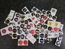 Mix of car key logo stickers