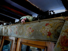 A FABULOUS ANTIQUE FRENCH WOVEN FLORAL TAPESTRY PANEL ~ PERIOD PROJECTS 1800's